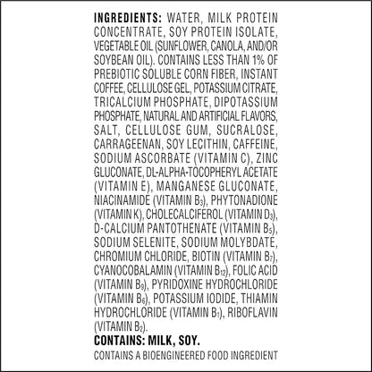 Atkins Café au Lait Iced Coffee Flavored Protein Shake, High Protein Shake, Low Sugar, Low Carb and