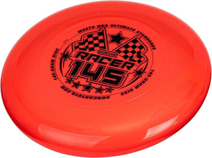Duncan Racer 145G Weighted Flying Disc - Ultimate Disc for Junior Division, Best for Beach and
