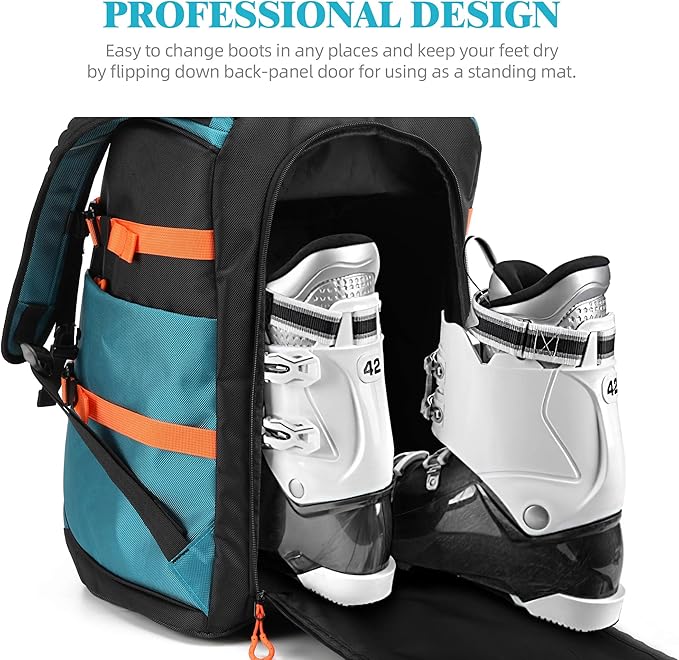 Ski/Snowboard Boot Bag/Skating Bag | Excellent for Store and Transport Gear, Jacket, Helmet