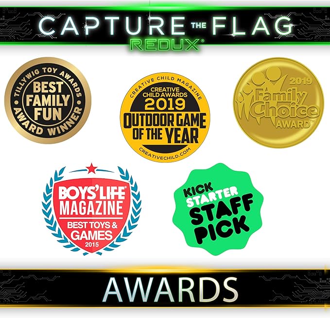 Redux: The Original Glow in The Dark Capture The Flag Game | Ages 8+ | Outdoor Games for Kids and