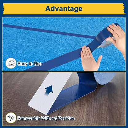 Pickleball Court Tape, Outdoor Pickleball Lines, No Residue Court Marking Kit for