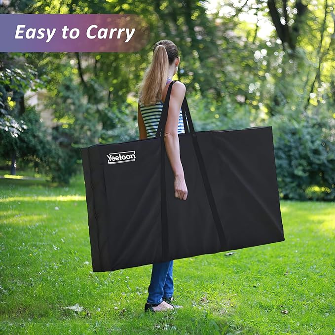 Cornhole Set, Regulation/Tailgate Size Cornhole Boards with 8 Bean Bags and Carrying Case, 4x2/3x2