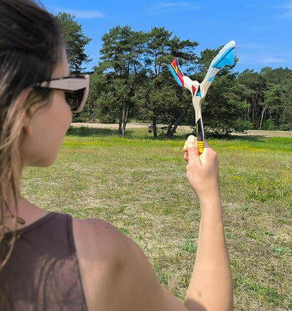 Wooden Boomerang Hurricane v2 | Handcrafted Returning Boomerang | Easy-to-Throw Design for