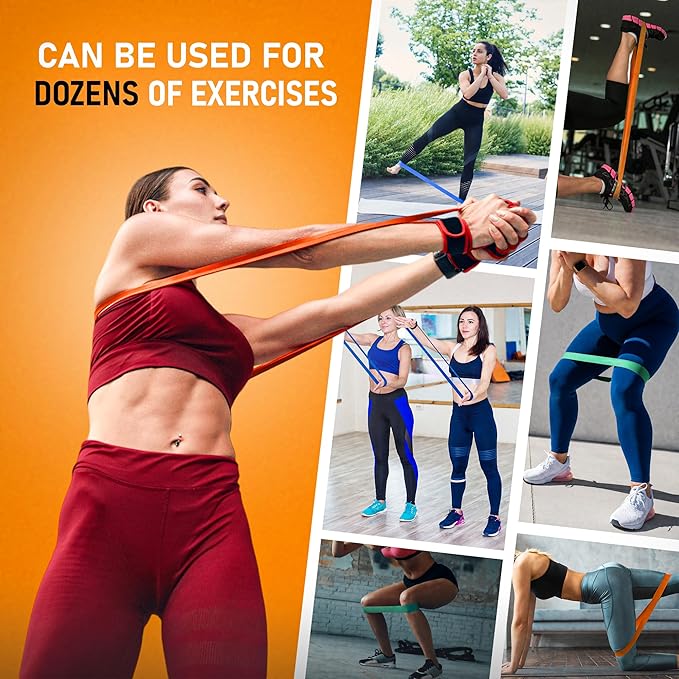Pure Band - Latex-Free Professional Resistance Bands for Working Out, Stretching, Rehab, & Physical