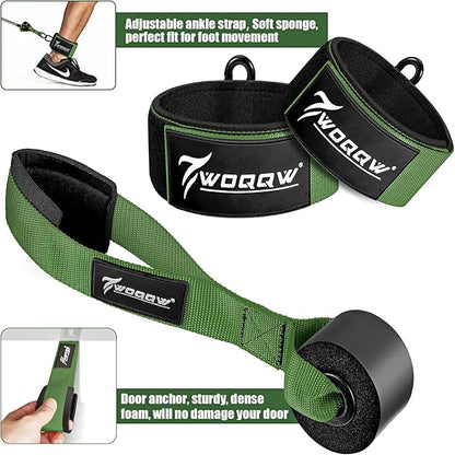 Heavy Resistance Bands for Working Out, 350lbs/450lbs Exercise Bands with Handles, Workout Bands