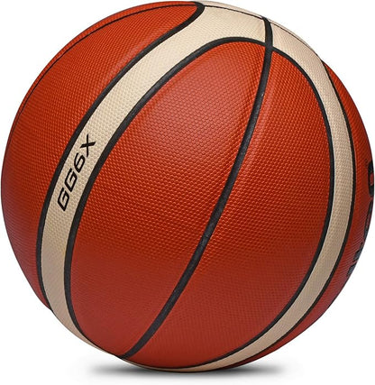 Training Soft Touch Rubber and Faux Leather Fighting Basketball, High Bounce Indoor Outdoor