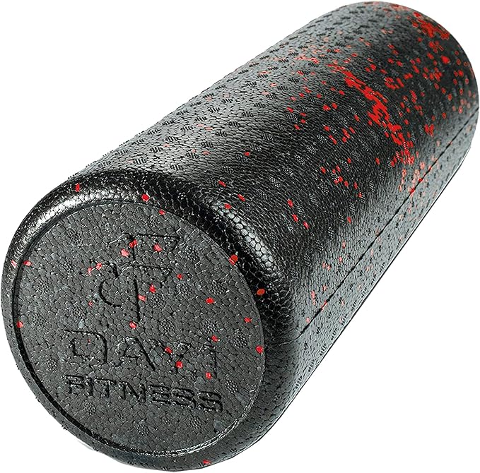 High-Density Round Foam Rollers - 4 Size and 8 Color Options - Massage Rollers for Stretching, Deep