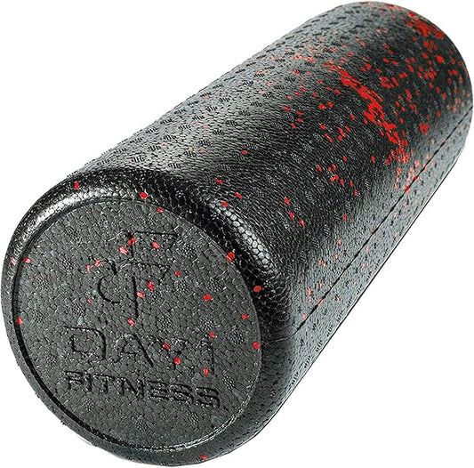 High-Density Round Foam Rollers - 4 Size and 8 Color Options - Massage Rollers for Stretching, Deep