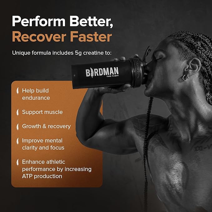 Falcon Performance Vegan Protein Powder, 31g Protein, 5g Creatine, 5g BCAA, Probiotics
