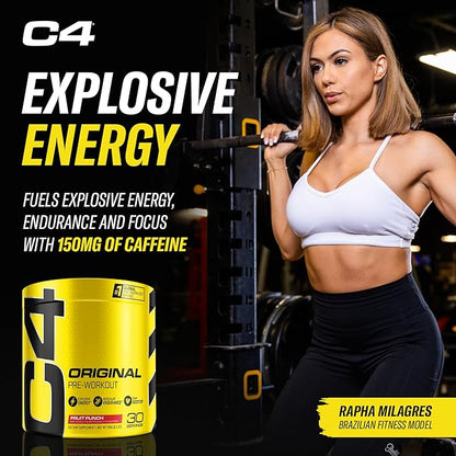 Cellucor C4 Original Pre Workout Powder Fruit Punch | Vitamin C for Immune Support | Sugar Free