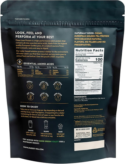 Nuzest - Pea Protein Powder - Clean Lean Protein, Premium Vegan Plant Based Protein Powder, Dairy