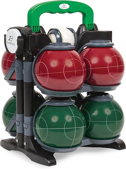 Eastpoint Sports Resin Bocce Ball Set- Features Deluxe Carry Case and All Accessories; Outdoor Fun