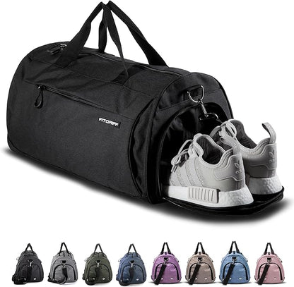 Fitgriff® Gym Bag for Men & Women with Shoe & Wet Compartment - Duffle Bag for Travel, Sports