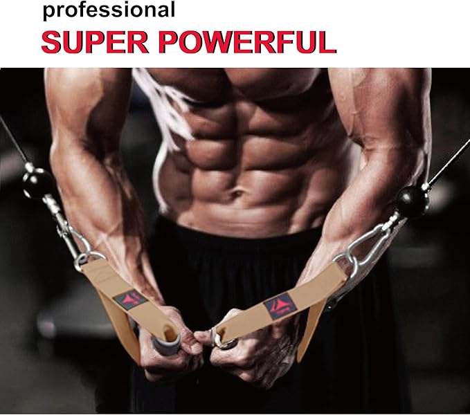Heavy Duty Gym Workout Handles Attachment for Cable Machine,Resistance Band,Pulley System Home