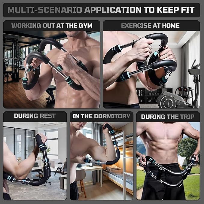 Twister Arm Trainer, 30-110lb Adjustable Chest Workout Equipment, Multi-Muscle Group Training