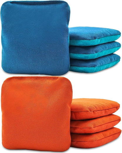 JIMTERRY Professional Cornhole Bags Set of 8 Dual Sided Corn Holes Bags Double Sided Regulation