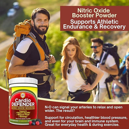 3 Pack, Nitric Oxide Booster Powder ??L-Arginine 5,200mg + L-Citrulline 1,200mg ??Heart Health