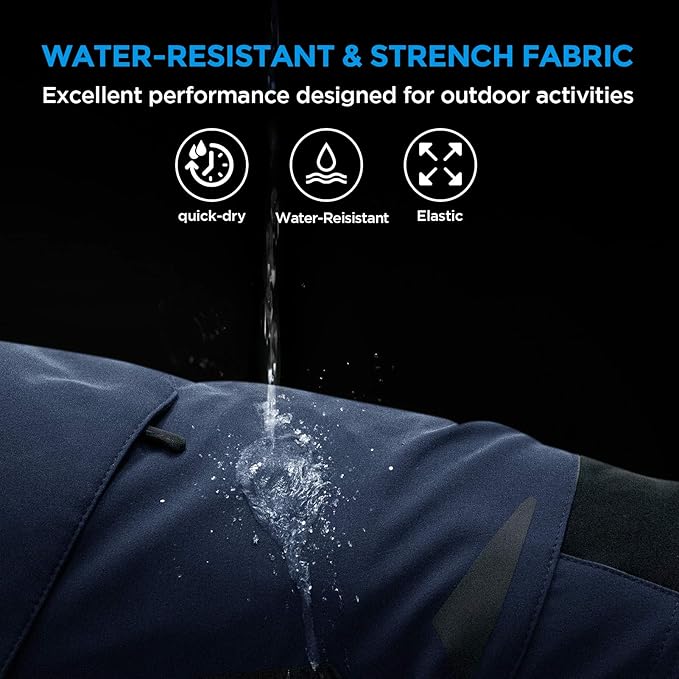 XKTTAC Men's Outdoor Quick Dry Lightweight Stretchy Shorts for Hiking, Tactical, Camping, Travel
