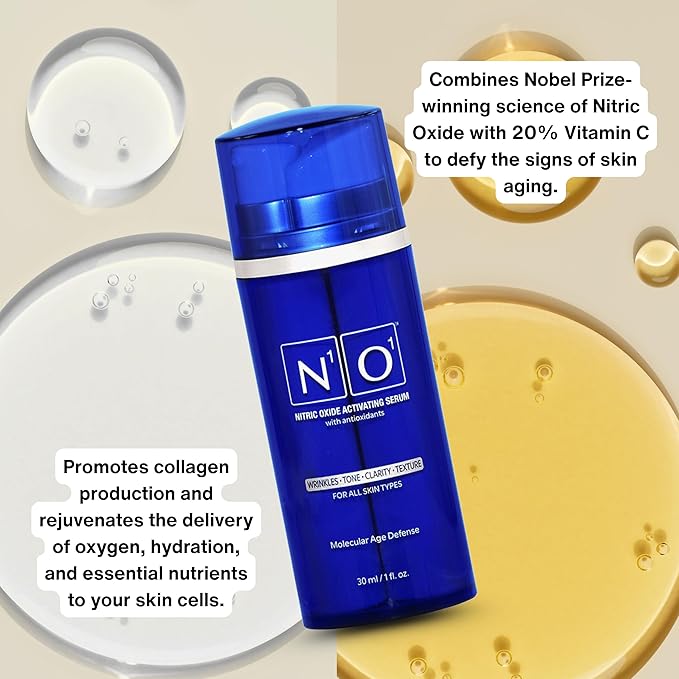Nitric Oxide Activating Serum with Antioxidants | Hydrating Serum For Face | Decreases Wrinkles |