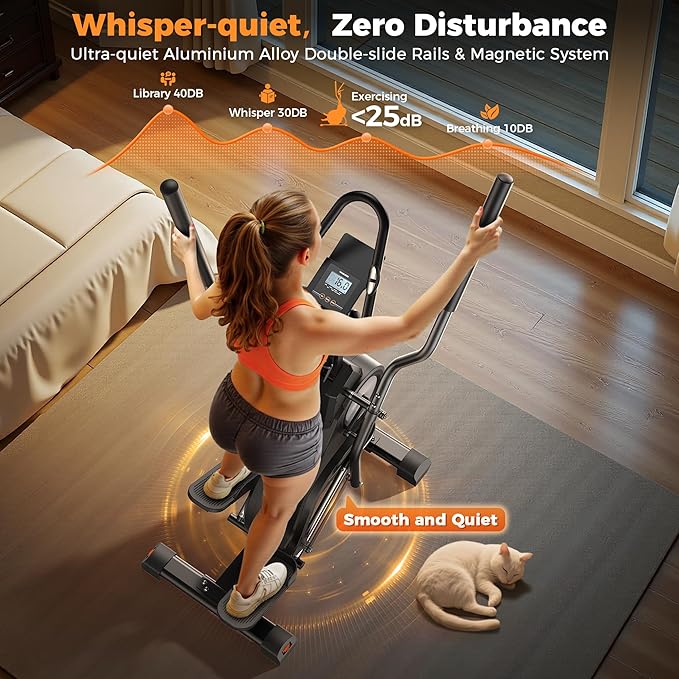 YOSUDA Elliptical Exercise Machine, 3-in-1 (Elliptical + Cardio Climber + Stair Stepper) Elliptical