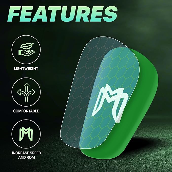 MiniGuards - Mini Shin Guards for Soccer Players - Tiny Shin Pads for Men, Women, Teens - Miniature