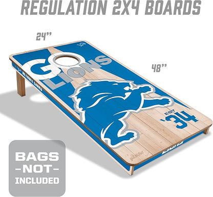 YouTheFan NFL 2’ x 4’ Professional Wood Cornhole Game