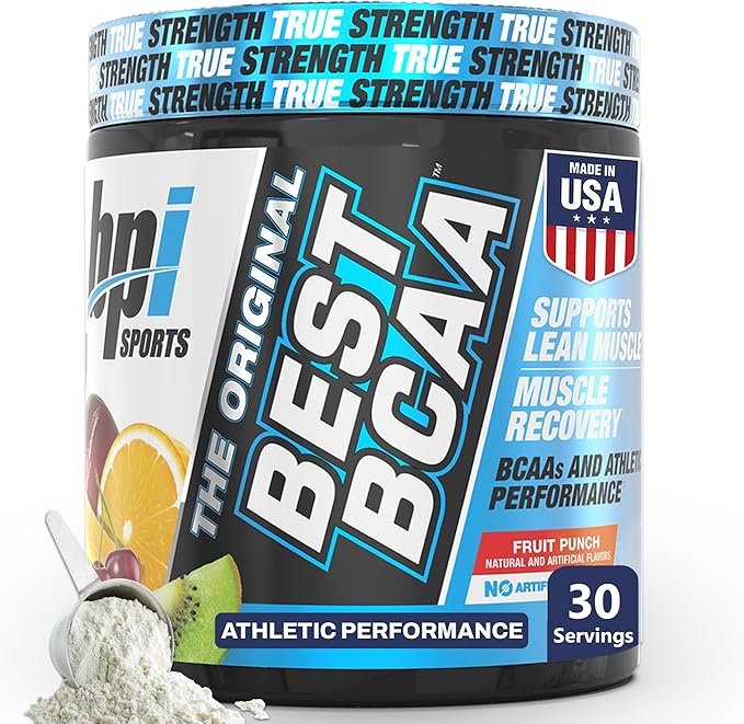 BPI Sports Best BCAA Powder - Muscle Recovery Support - Branched Chain Amino Acids | Building