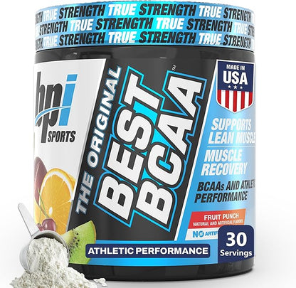 BPI Sports Best BCAA Powder - Muscle Recovery Support - Branched Chain Amino Acids | Building