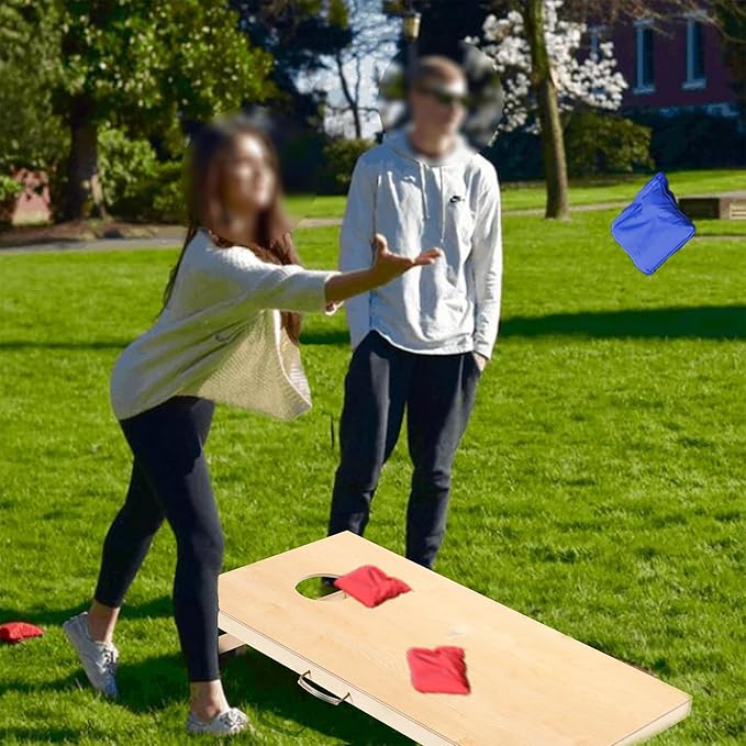 Cornhole Set 4'x2' Cornhole Board Sets with Bags Regulation Size, Corn Hole Games for Adults