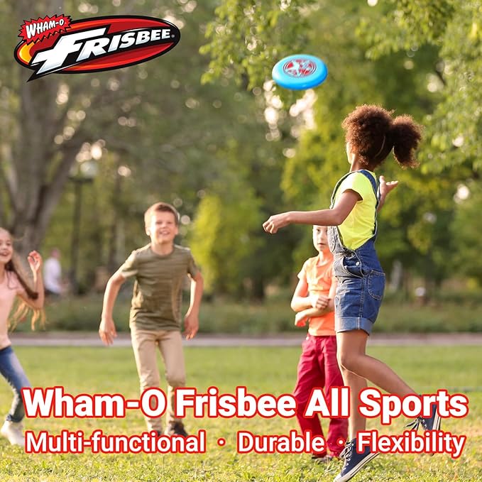 Wham-O Frisbee All Sport Flying Disc 140g, 9.85 Inch, Durable Sports Disc with Non-Slip Grip for