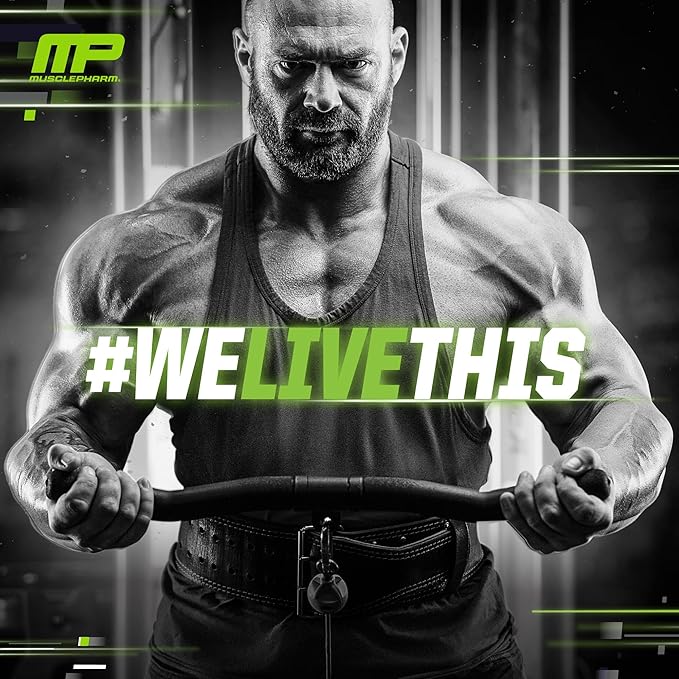 MusclePharm Combat Protein Powder, Vanilla Flavor, Fuels Muscles for Productive Workouts, 5 Protein