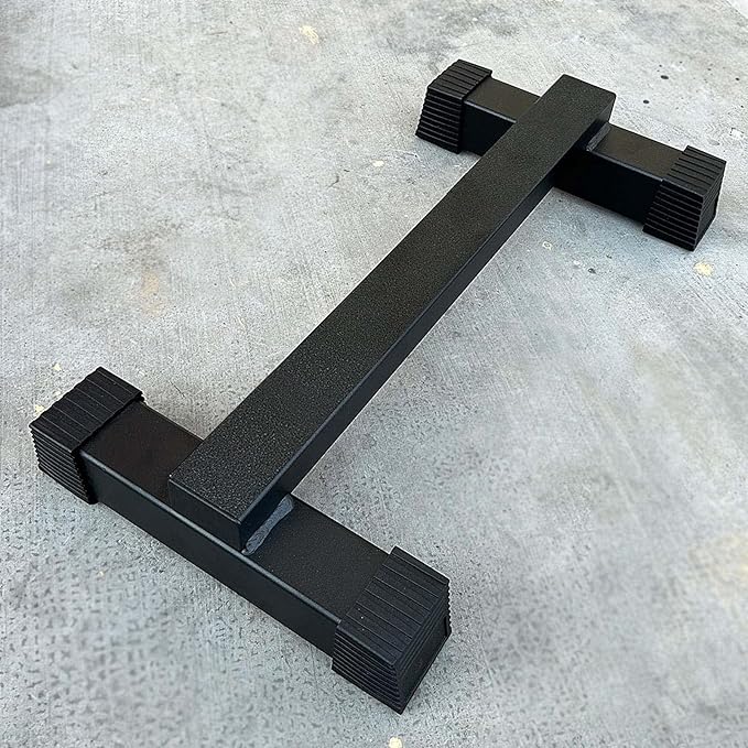 Steel Calf Raise Bar, Standing Machine for Stretching, Squat, Foot Stretch, Anti-Slip Solid Block