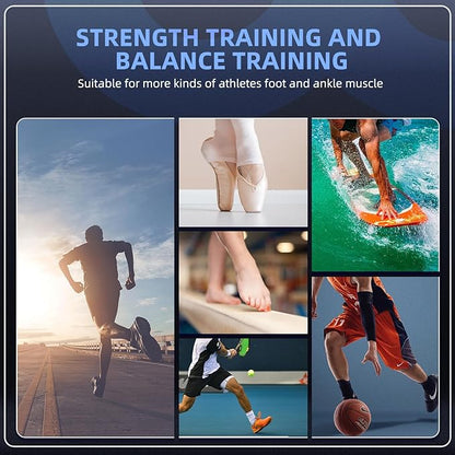 Ankle Foot Strengthener Exerciser for Sprained, Single Leg Balance Board, Posture Corrector, Foot