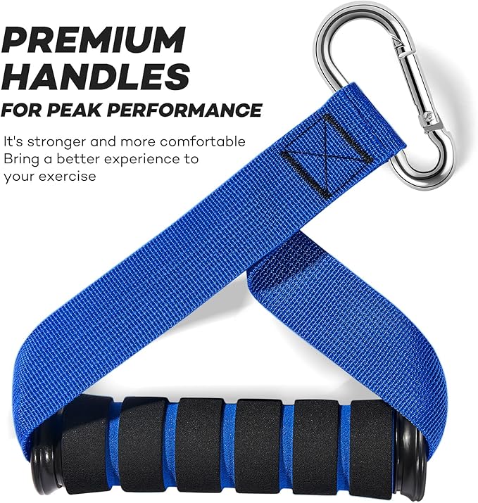 Heavy Resistance Bands for Working Out, NITEEN Resistance Bands with Handles Weight Exercise Bands