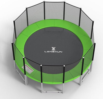 LANGXUN Universal Trampoline Repalcement Safety Pad, 8ft 10ft 12ft 14ft 15ft 16ft Waterproof