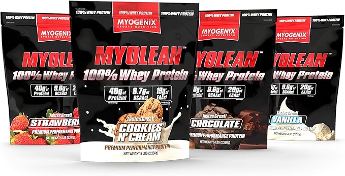 Myogenix Myolean ??100% Whey Protein Powder ??40g Protein per Serving ??Low Carb ??Ideal for