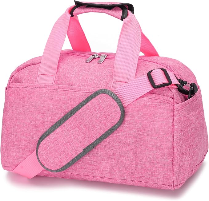 14 inch Small Gym Bag for Women & Men, Mini Duffel Bag for Travel Sports Lightweight Carry On Bag