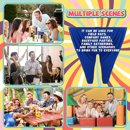4 Pcs Granny Pants Yard Game Giant Pants Outdoor Game for Adults Outdoor Recreational Tossing &