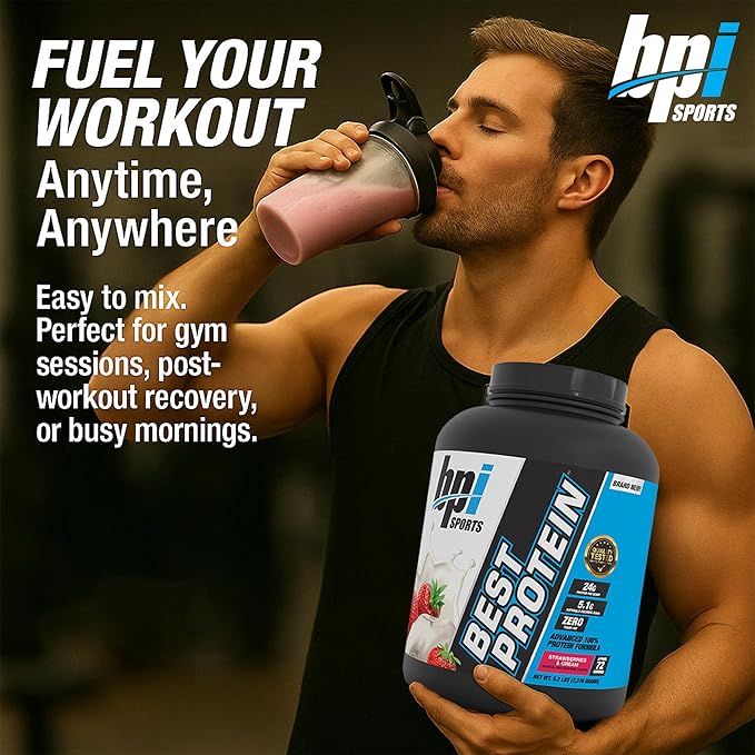 BPI Sports Best Protein ??100% Whey Protein Powder ??Muscle Growth, Recovery, Meal Replacement ??No