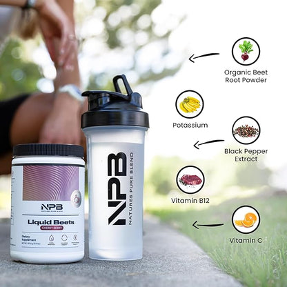Nature's Pure Blend Organic Beet Root Powder ??Nitric Oxide Booster L-Arginine ??Liquid Beets for