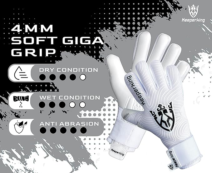 Professional Soccer Goalie Gloves Kids, Boys, Youth, Adult, Men- Football Goalkeeper Glove Strong