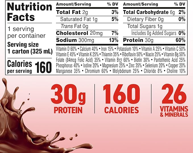 BOOST MAX Protein Shakes Ready to Drink - 30g High Protein Shake - Chocolate | Nutritional Drinks