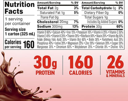 BOOST MAX Protein Shakes Ready to Drink - 30g High Protein Shake - Chocolate | Nutritional Drinks