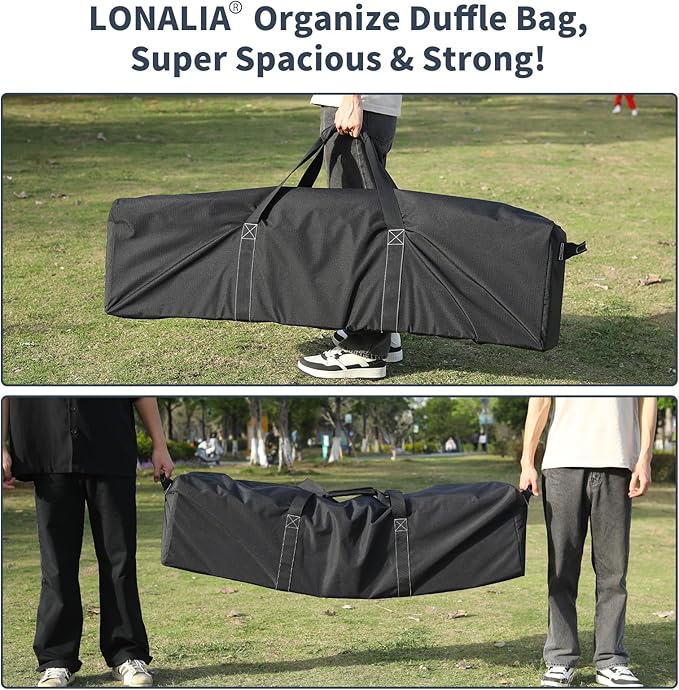 52 Inch Large Duffle Bag for Travel Camping - 180L Extra Large Heavy Duty Duffel Bag, Sport