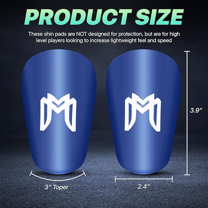 MiniGuards - Mini Shin Guards for Soccer Players - Tiny Shin Pads for Men, Women, Teens - Miniature