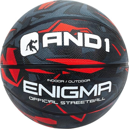 AND1 Enigma Basketball - Streetball for Indoor and Outdoor Use, Deep Channel Construction and