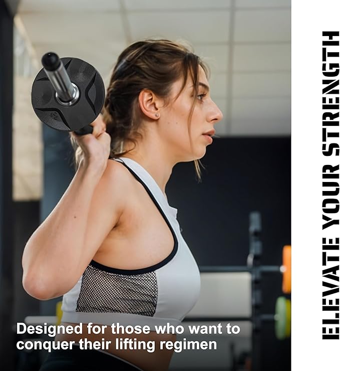 Cast Iron Plate Weights by Tribe WOD- Gym Weights for Men and Women, Cast Iron Plate Weights 1 of