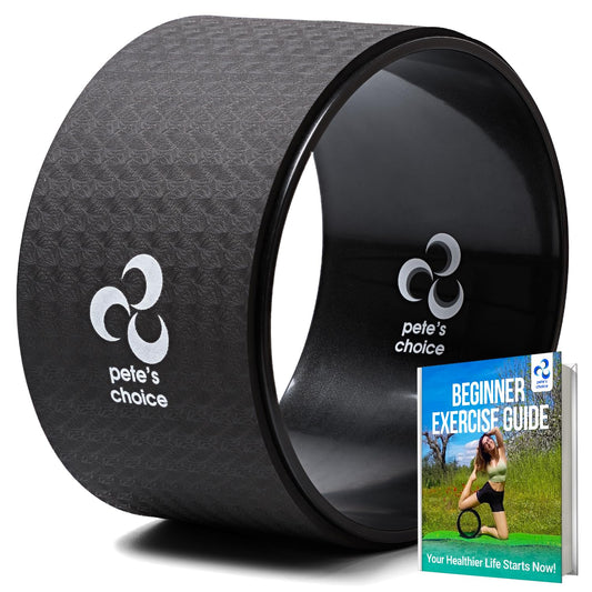 Extra Wide Jumbo Yoga Wheel - Wider, More Stable Back Roller