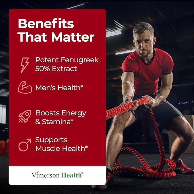 Testosterone Supplement for Men ??Libido Support: Maca Root, Fenugreek, Tongkat Ali, Horny Goat