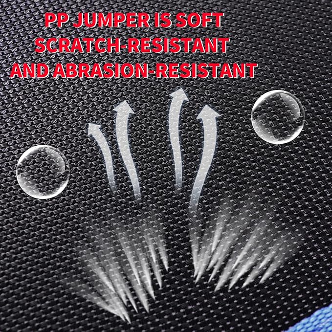Newan 40"-48" Silent Mini Trampoline Fitness Trampoline Bungee Rebounder Jumping Cardio Trainer